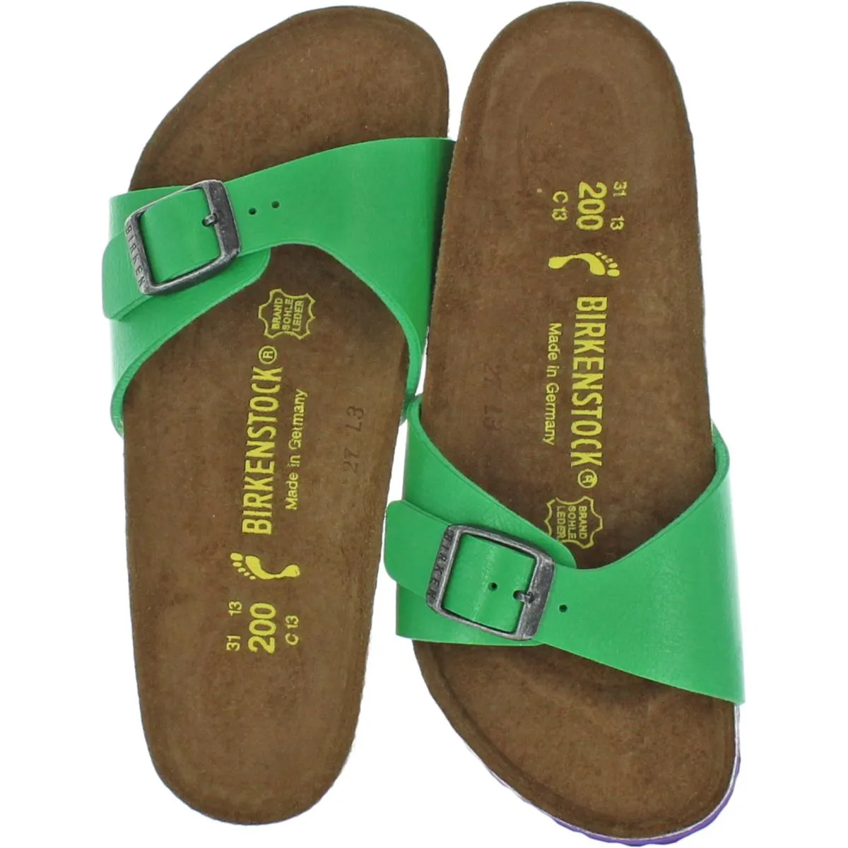 Sandales plates Birko-Flor Madrid pour filles