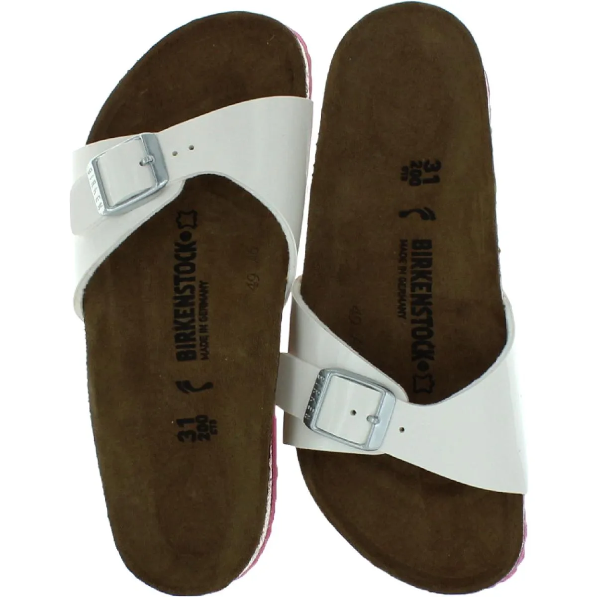 Sandales Madrid Kids Girls Birko-Flor à enfiler avec semelle intérieure