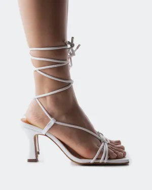 Manola Cuir Blanc