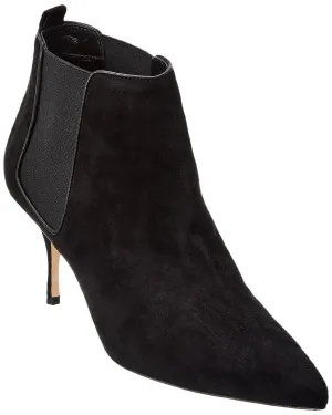 Bottines Manolo Blahnik Dildi 70 en daim_Manolo-Blahnik