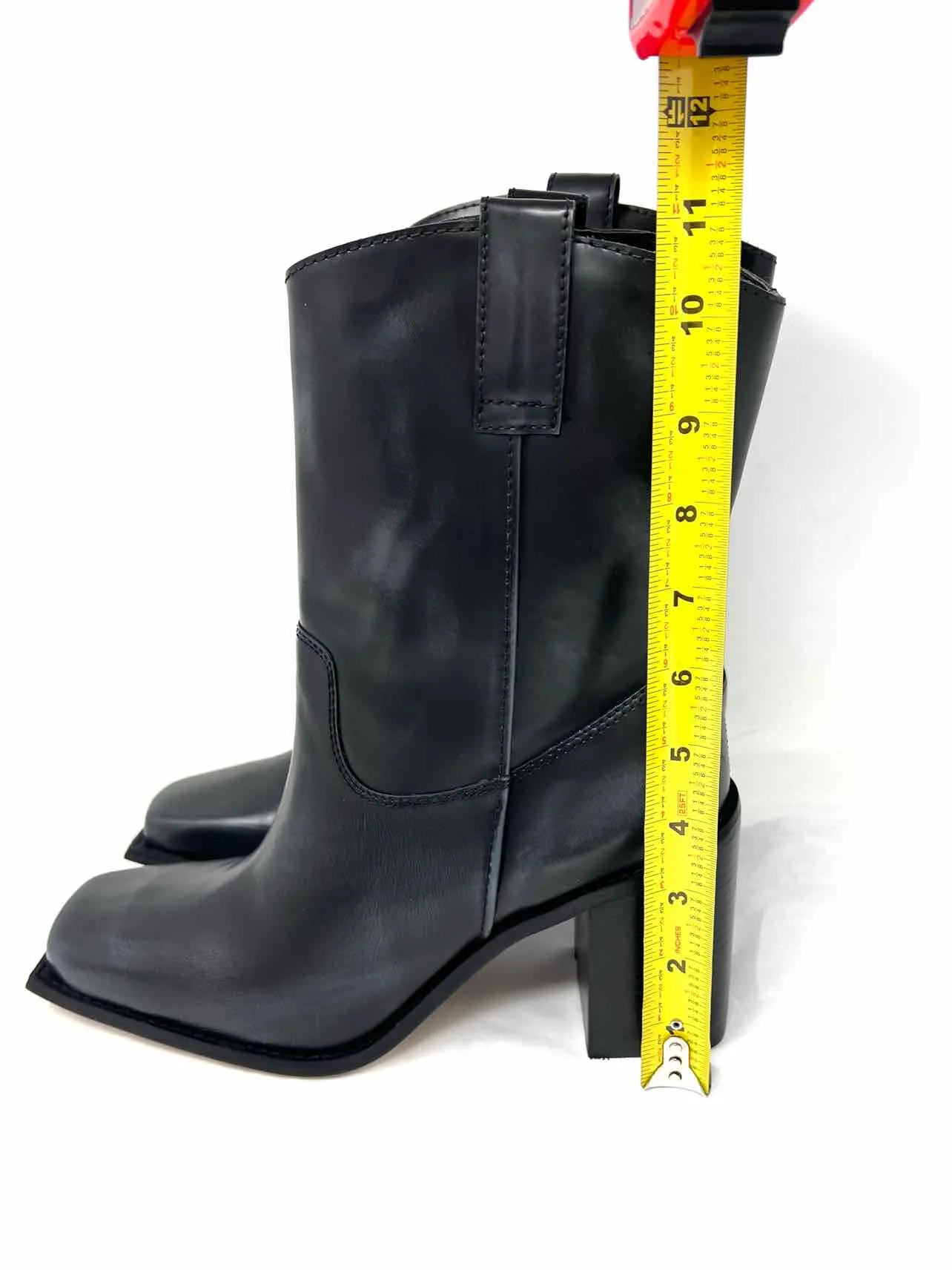 Chaussures Bottes NEUVES en Cuir Noir Vieilli Matisse Taille 10