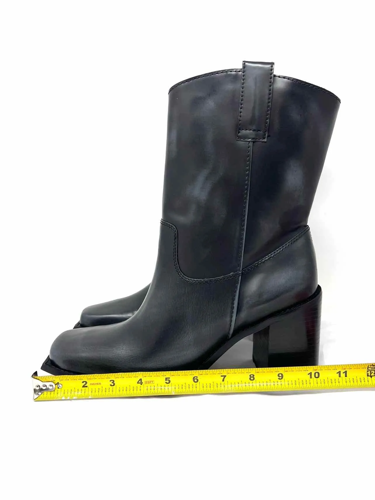 Chaussures Bottes NEUVES en Cuir Noir Vieilli Matisse Taille 10