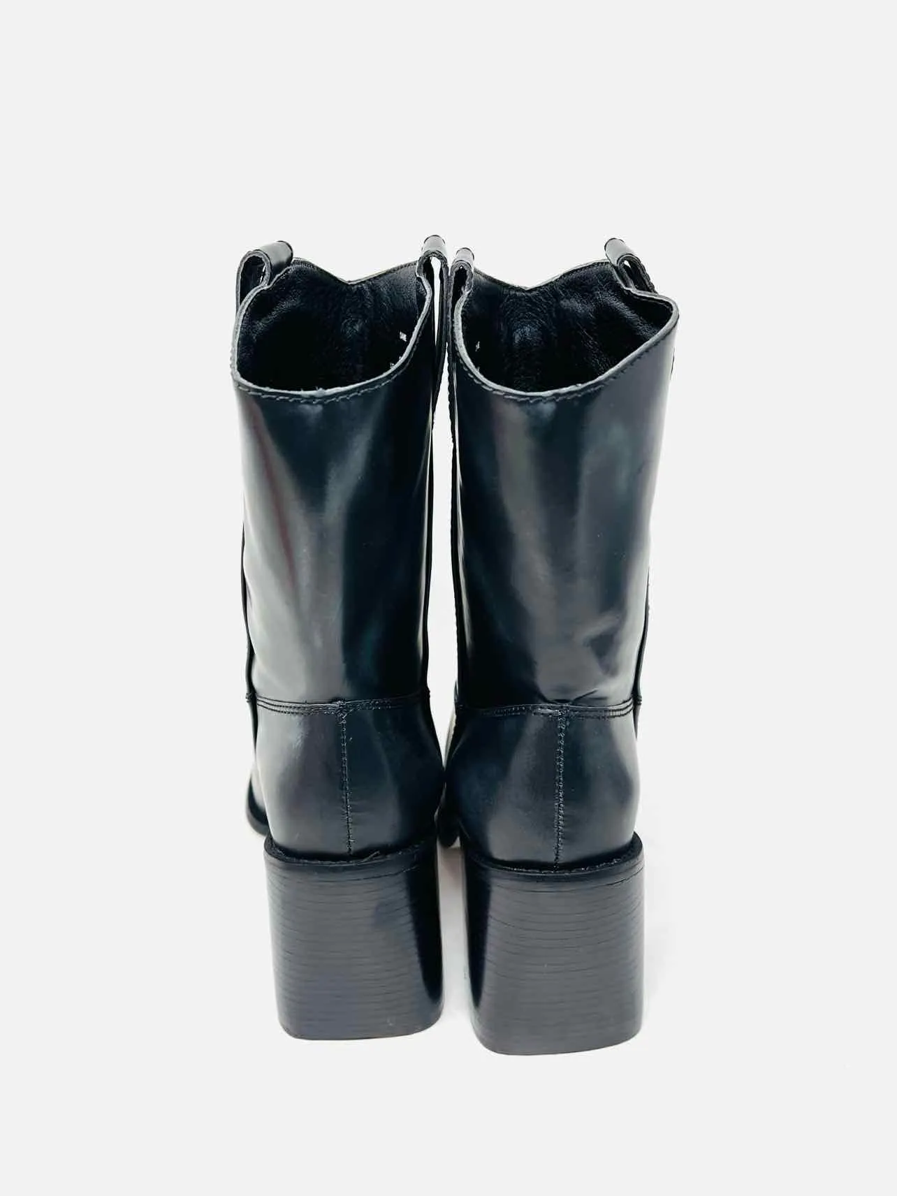 Chaussures Bottes NEUVES en Cuir Noir Vieilli Matisse Taille 10