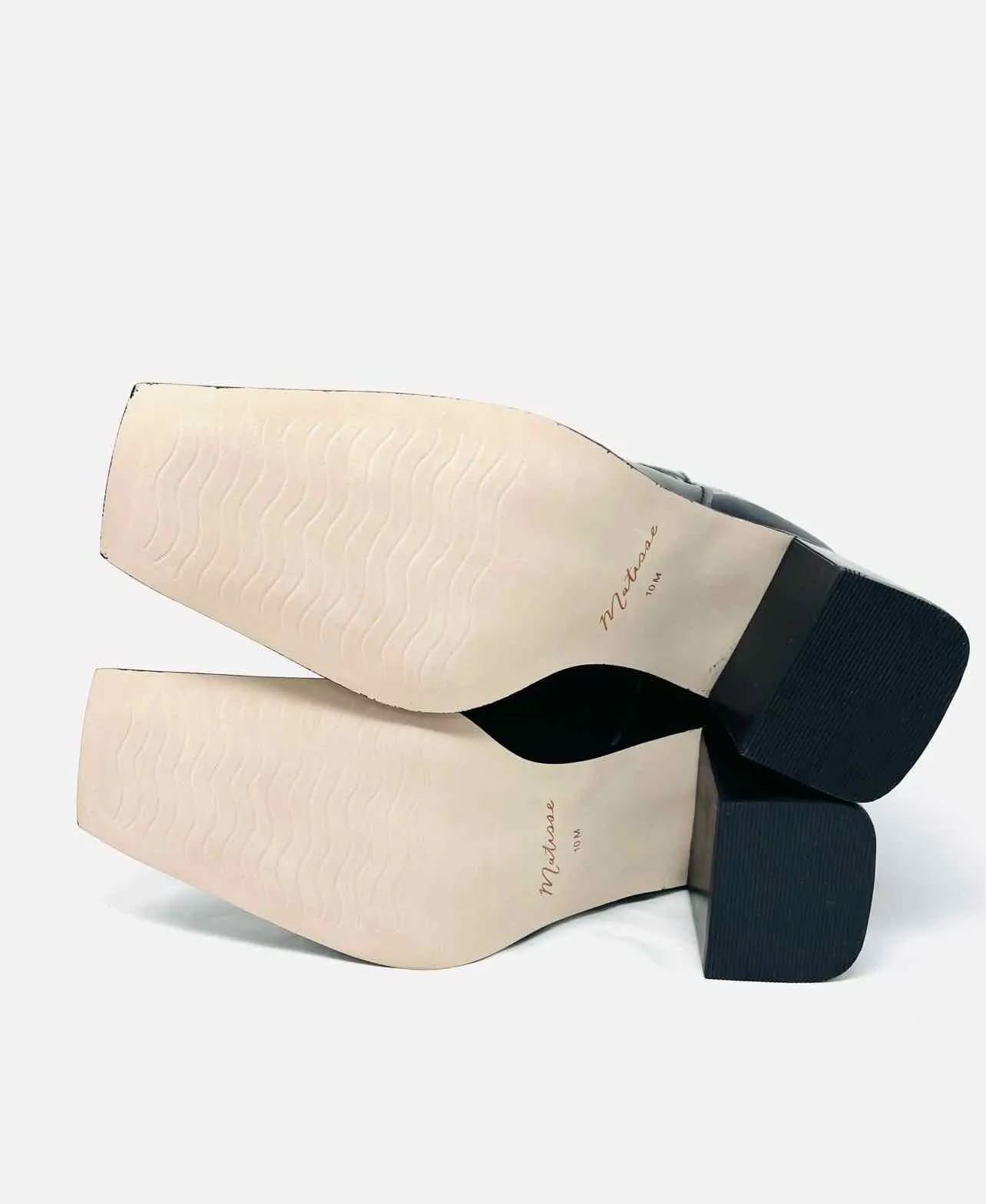 Chaussures Bottes NEUVES en Cuir Noir Vieilli Matisse Taille 10