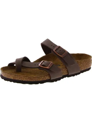 Sandales plates en cuir pour femmes Mayari