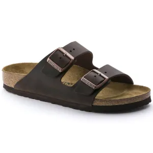 Sandale en cuir huilé Arizona pour hommes en couleur Havane