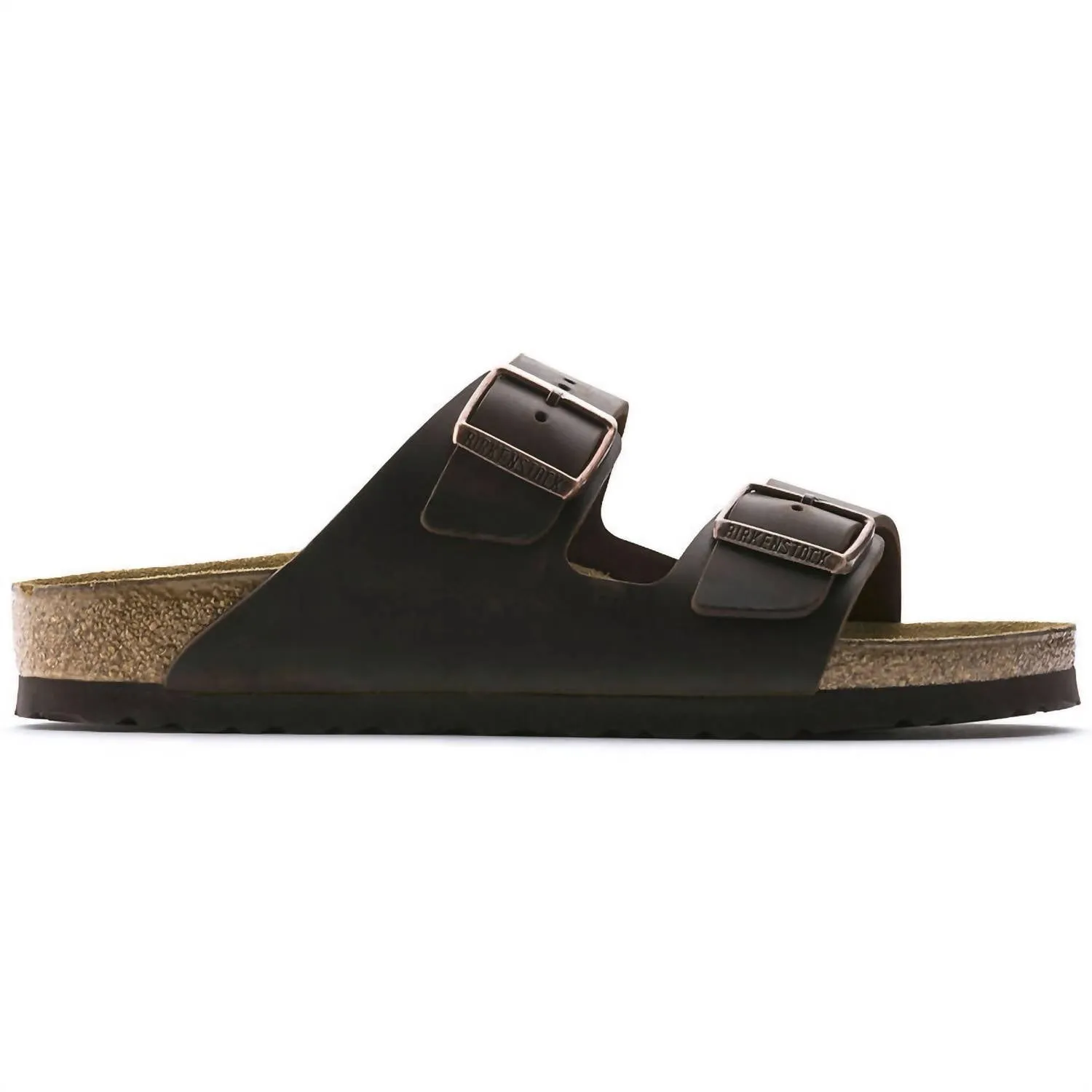 Sandale en cuir huilé Arizona pour hommes en couleur Havane