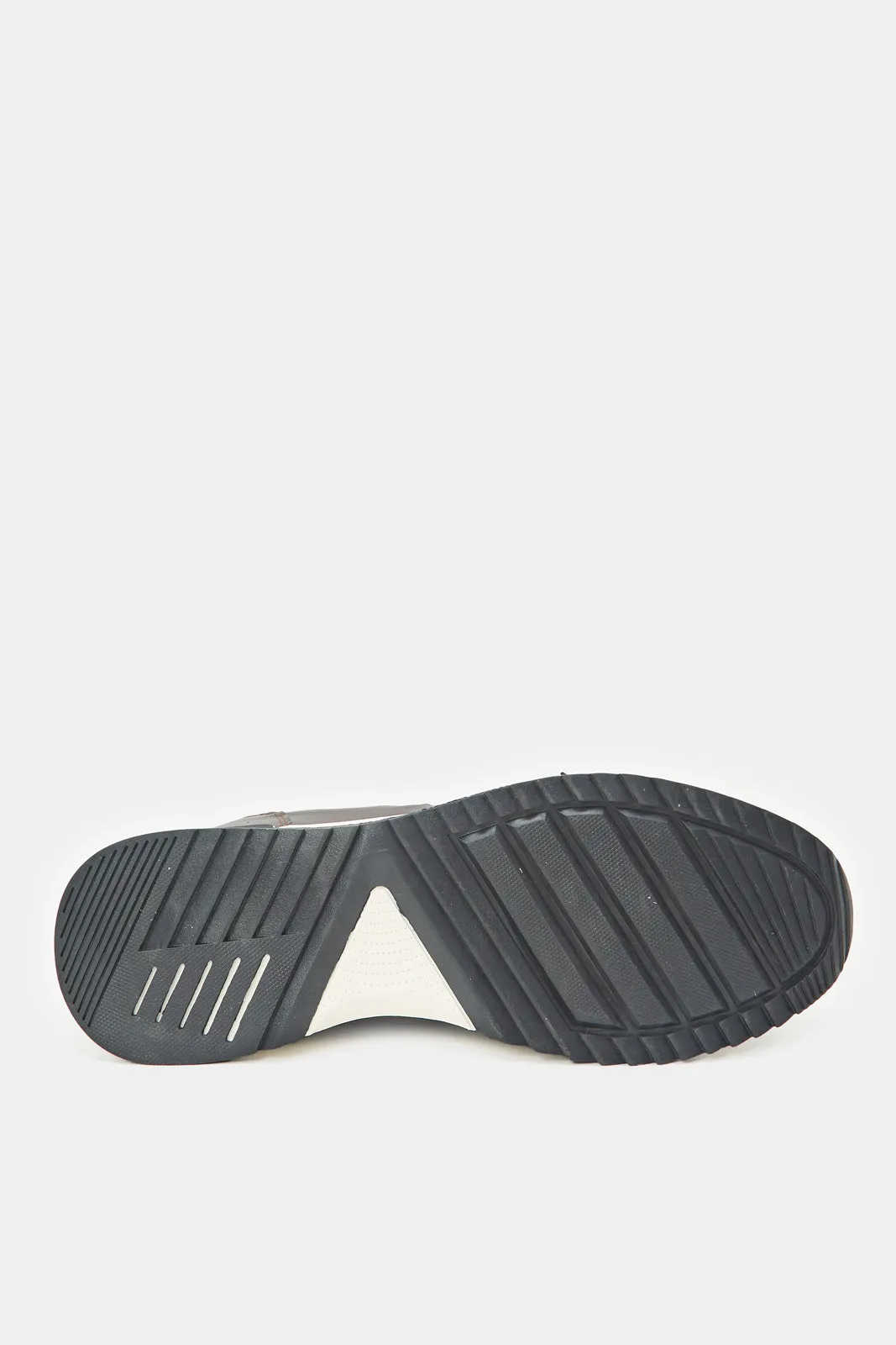 Baskets à lacets marron pour homme