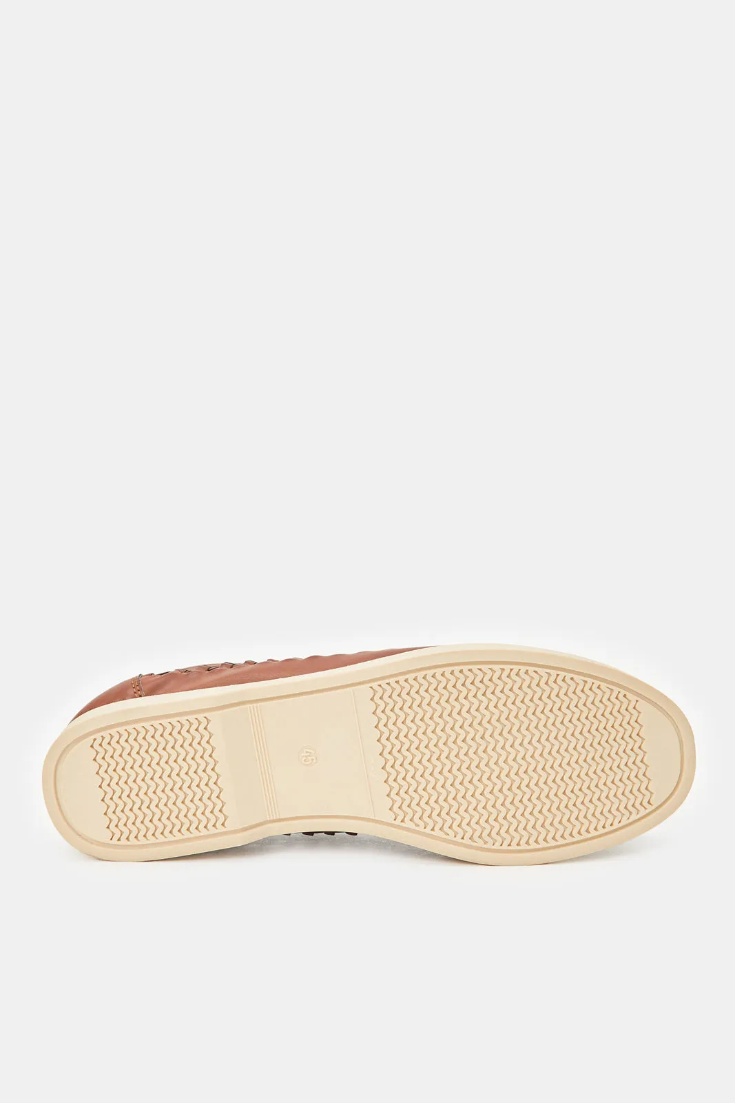 Mocassins Tissés Marron pour Homme