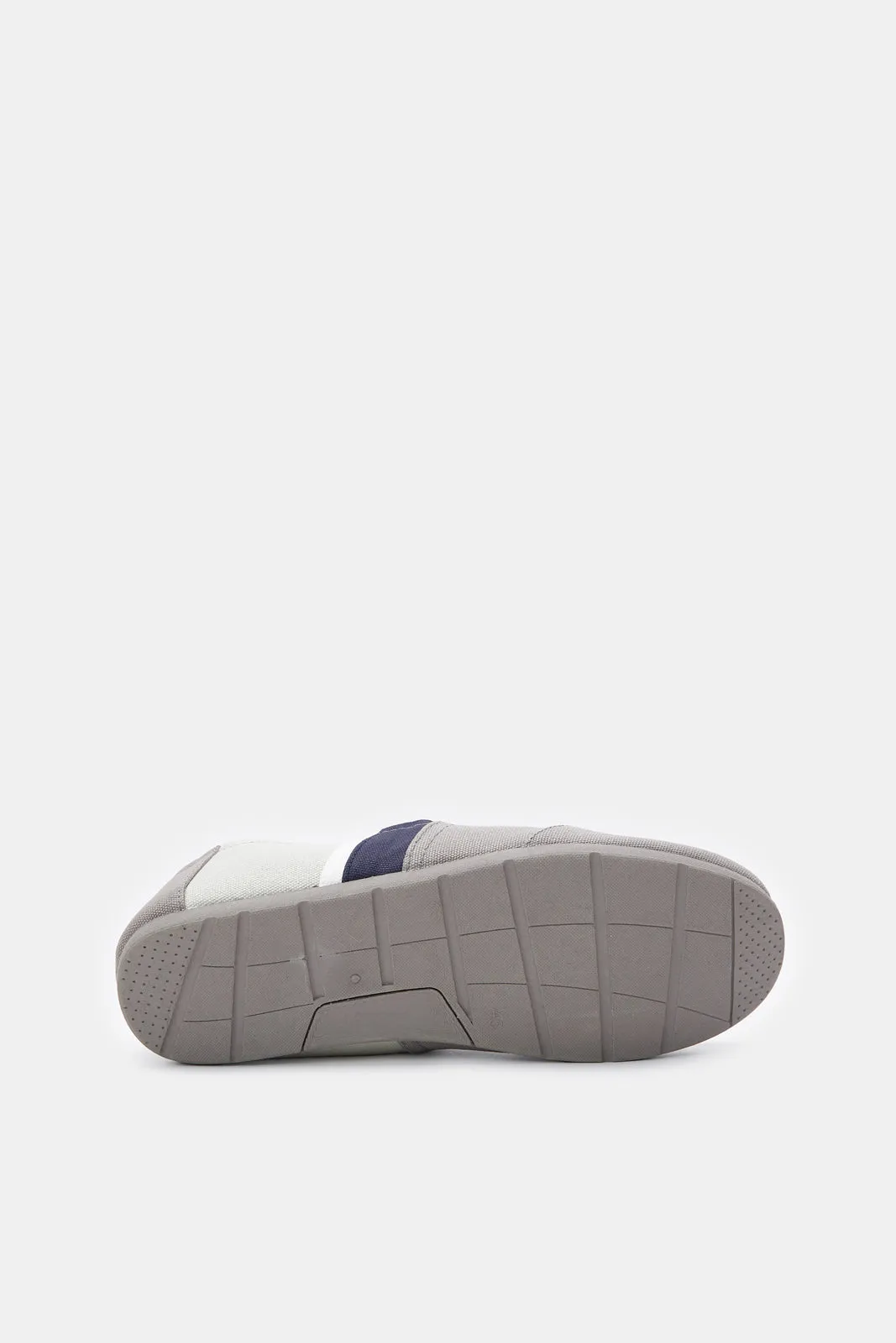 Mocassins à bloc gris pour homme