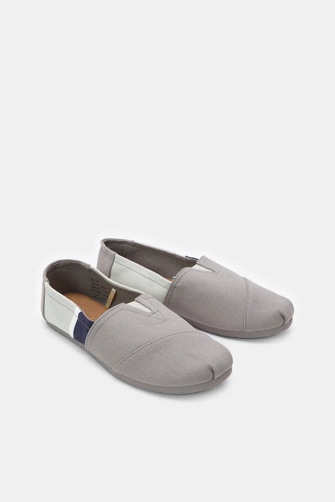 Mocassins à bloc gris pour homme