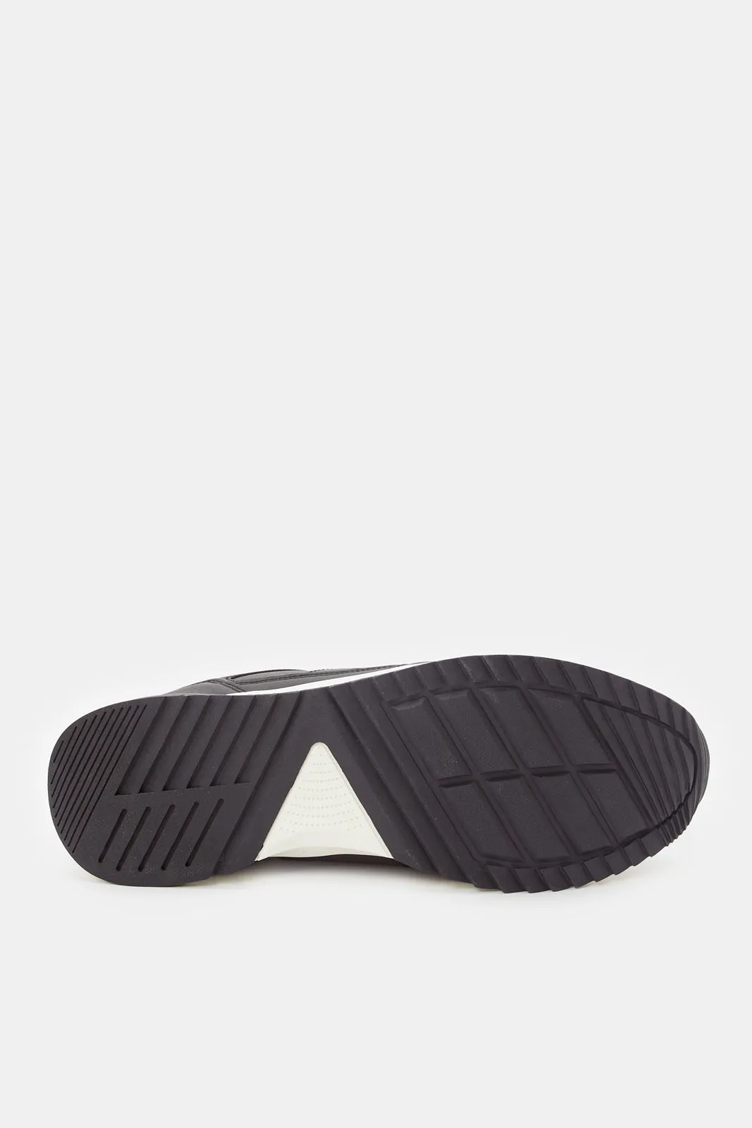 Baskets en matière bloc marine pour homme
