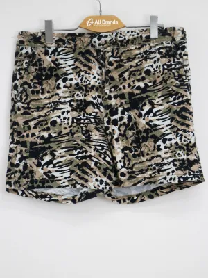 Short pour homme à cordon avec imprimé animalier, Multi