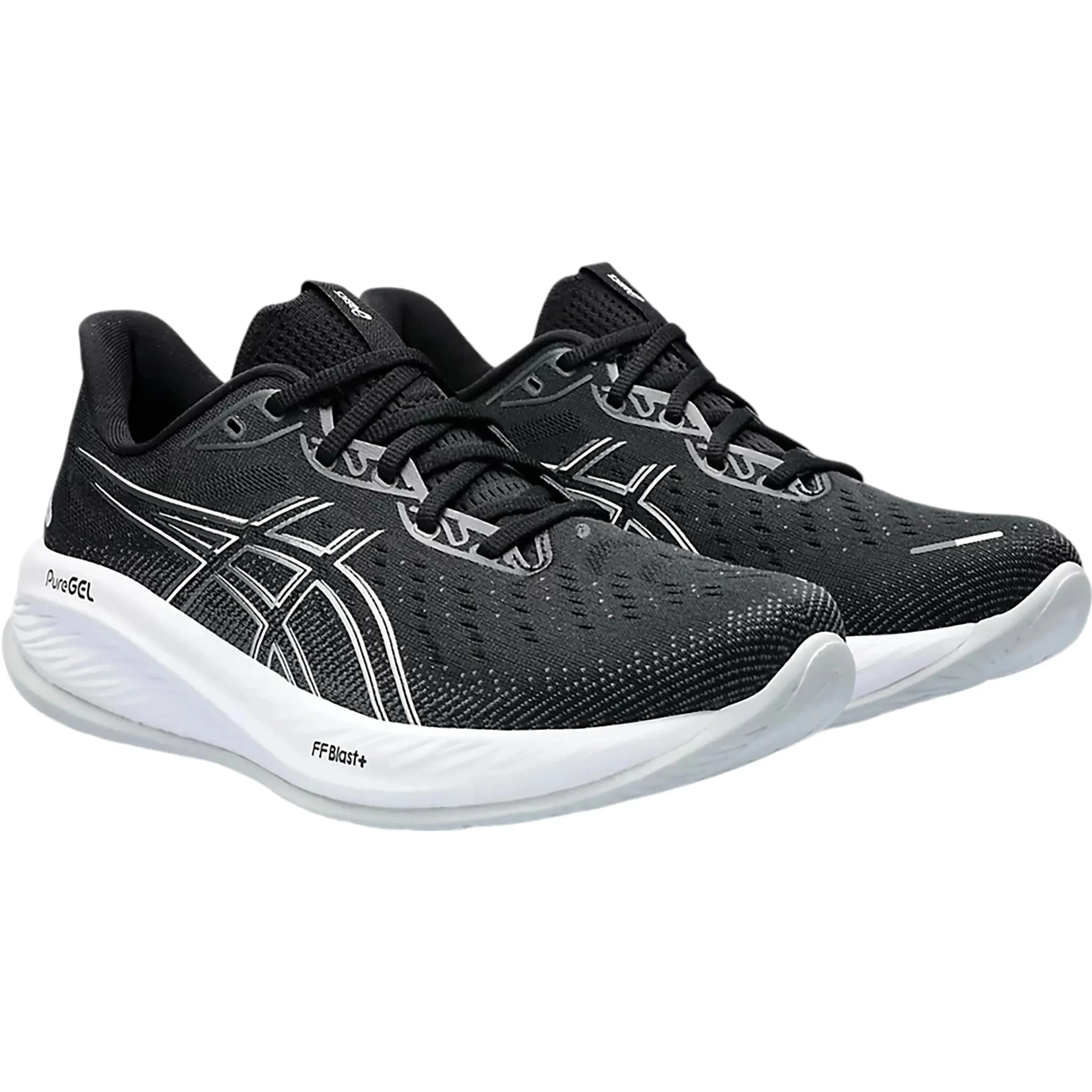 Asics Gel-Cumulus 26 4E pour Homme Noir/Béton