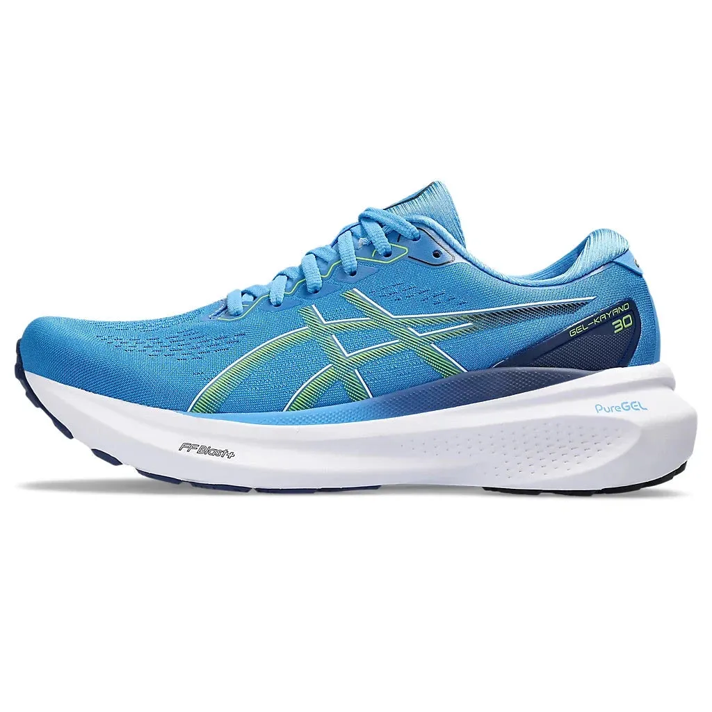 Asics Kayano 30 pour Homme - Paysage Aquatique/Vert Électrique
