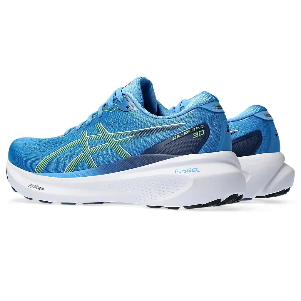 Asics Kayano 30 pour Homme - Paysage Aquatique/Vert Électrique