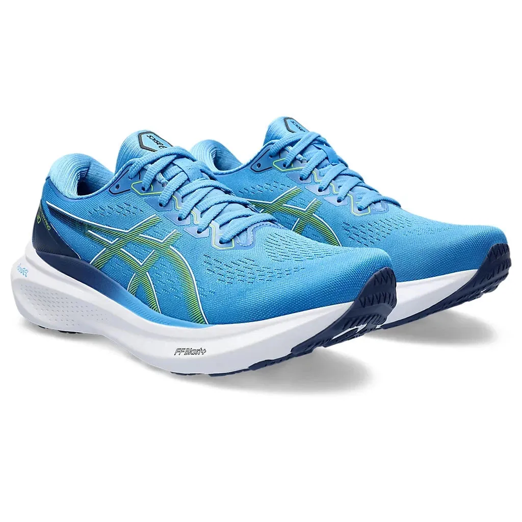Asics Kayano 30 pour Homme - Paysage Aquatique/Vert Électrique