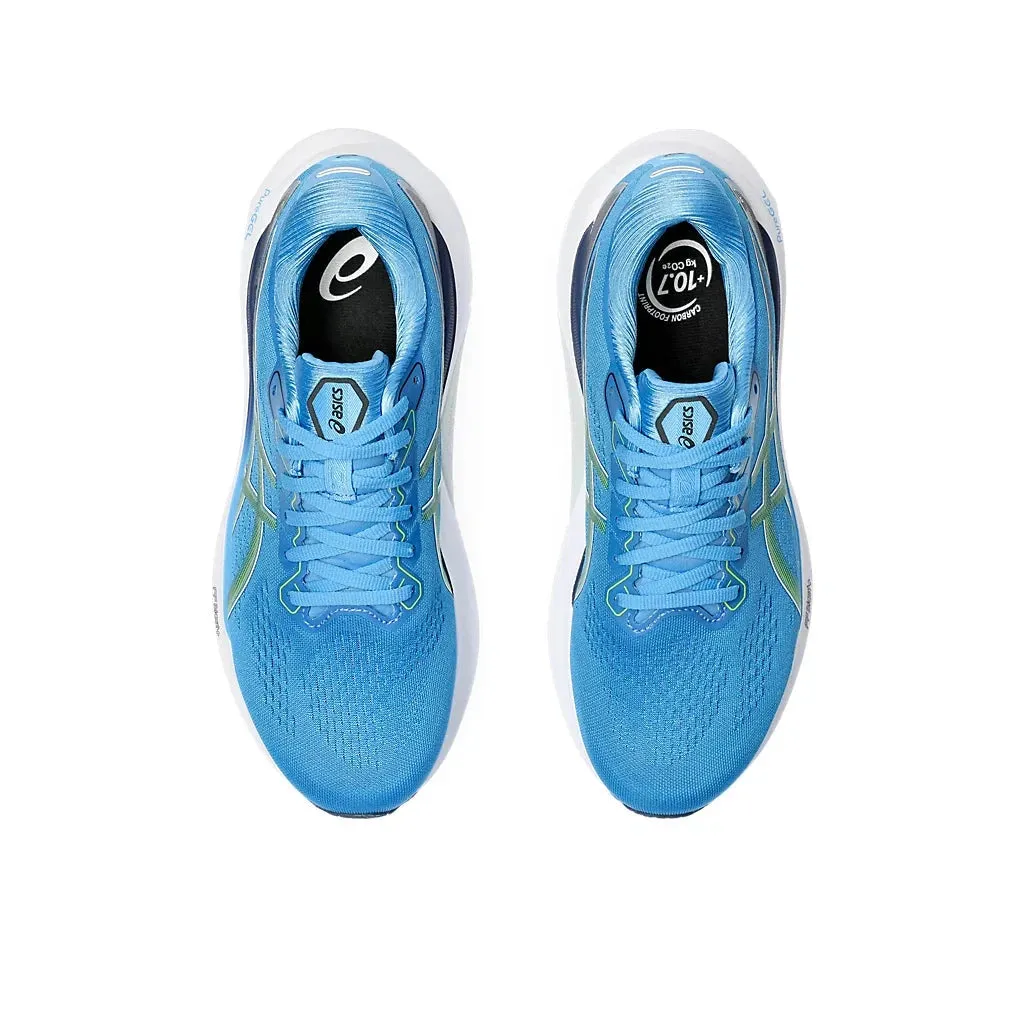 Asics Kayano 30 pour Homme - Paysage Aquatique/Vert Électrique