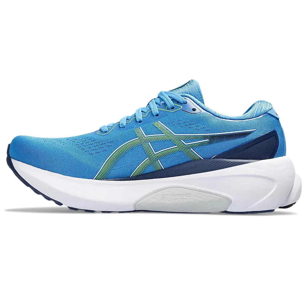 Asics Kayano 30 pour Homme - Paysage Aquatique/Vert Électrique