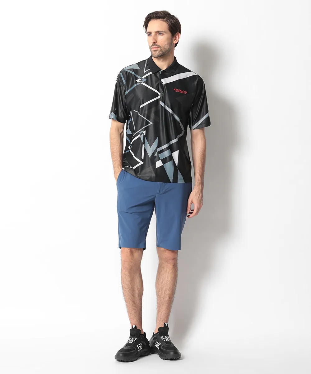 Polo Graphique Triangle Homme Noir