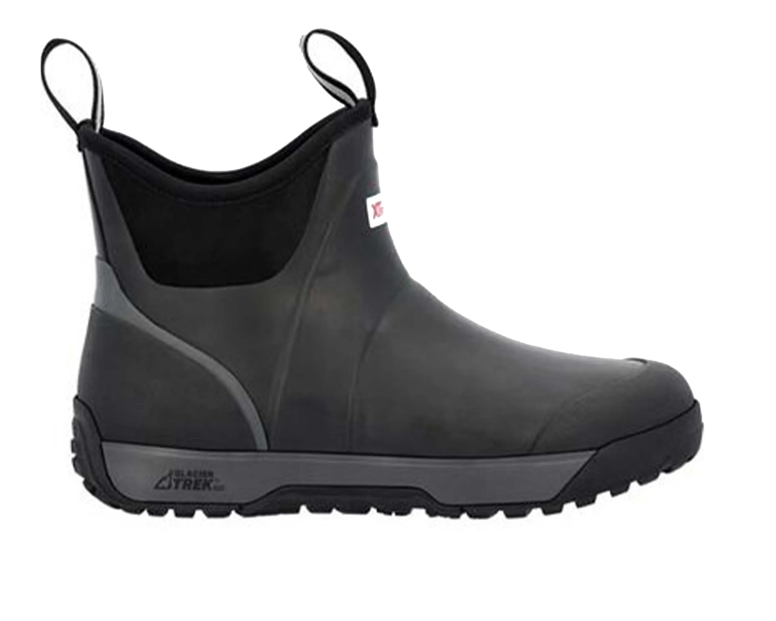 Bottes de pont en caoutchouc doublées de polaire pour hommes