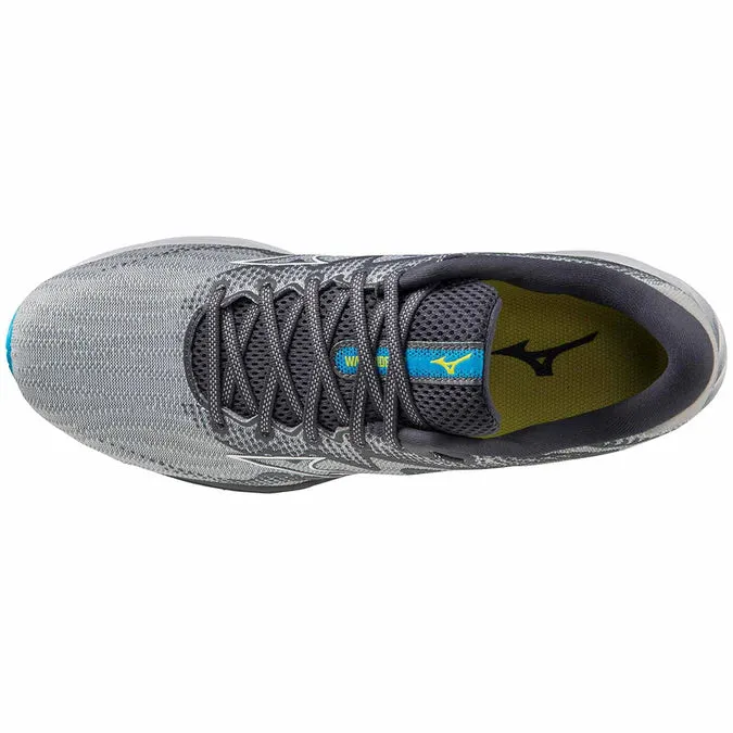 Mizuno Wave Rider 27 pour Homme Perle-Bleu-Blanc