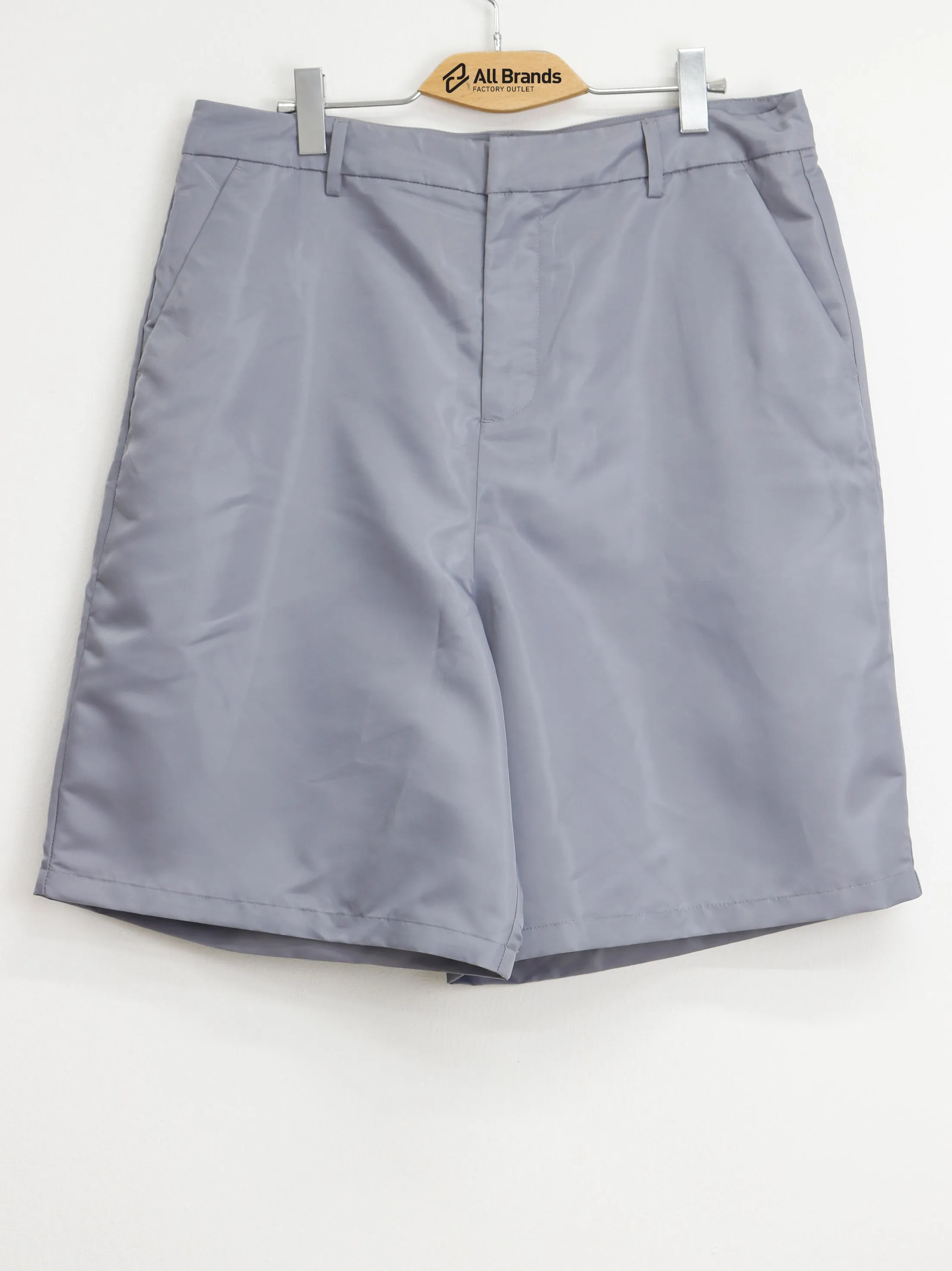 Short uni pour hommes, gris