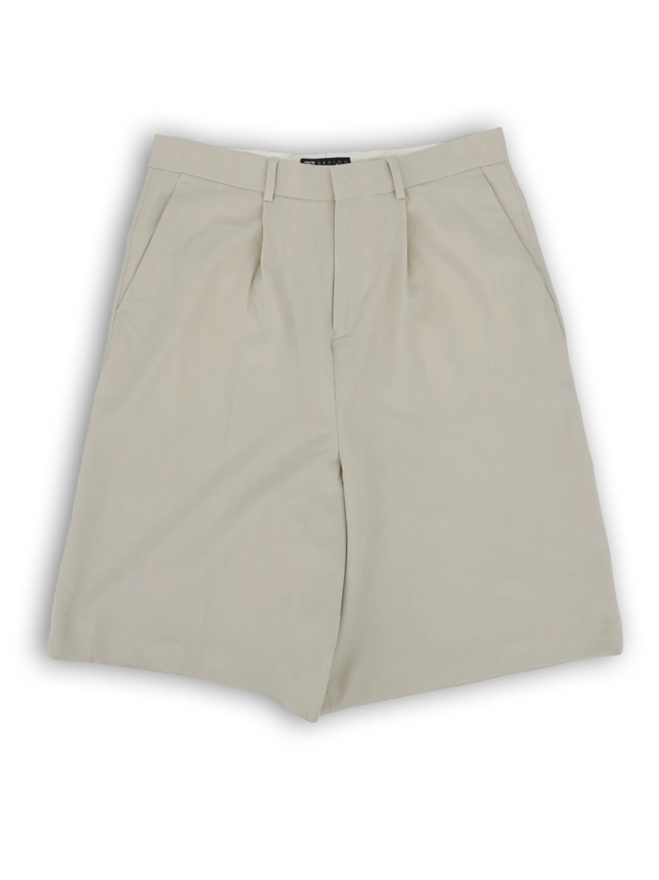 Short uni pour hommes, beige clair