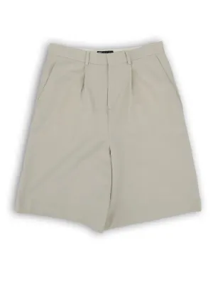Short uni pour hommes, beige clair