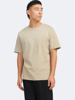 T-shirt uni pour homme, Beige