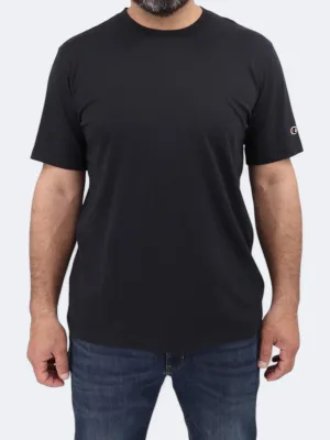 T-shirt uni pour homme, Noir