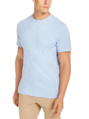 T-shirt Homme Uni, Bleu Clair