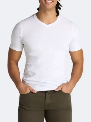 T-shirt uni pour homme, Blanc