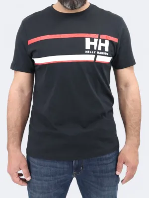 T-shirt imprimé pour homme, Noir