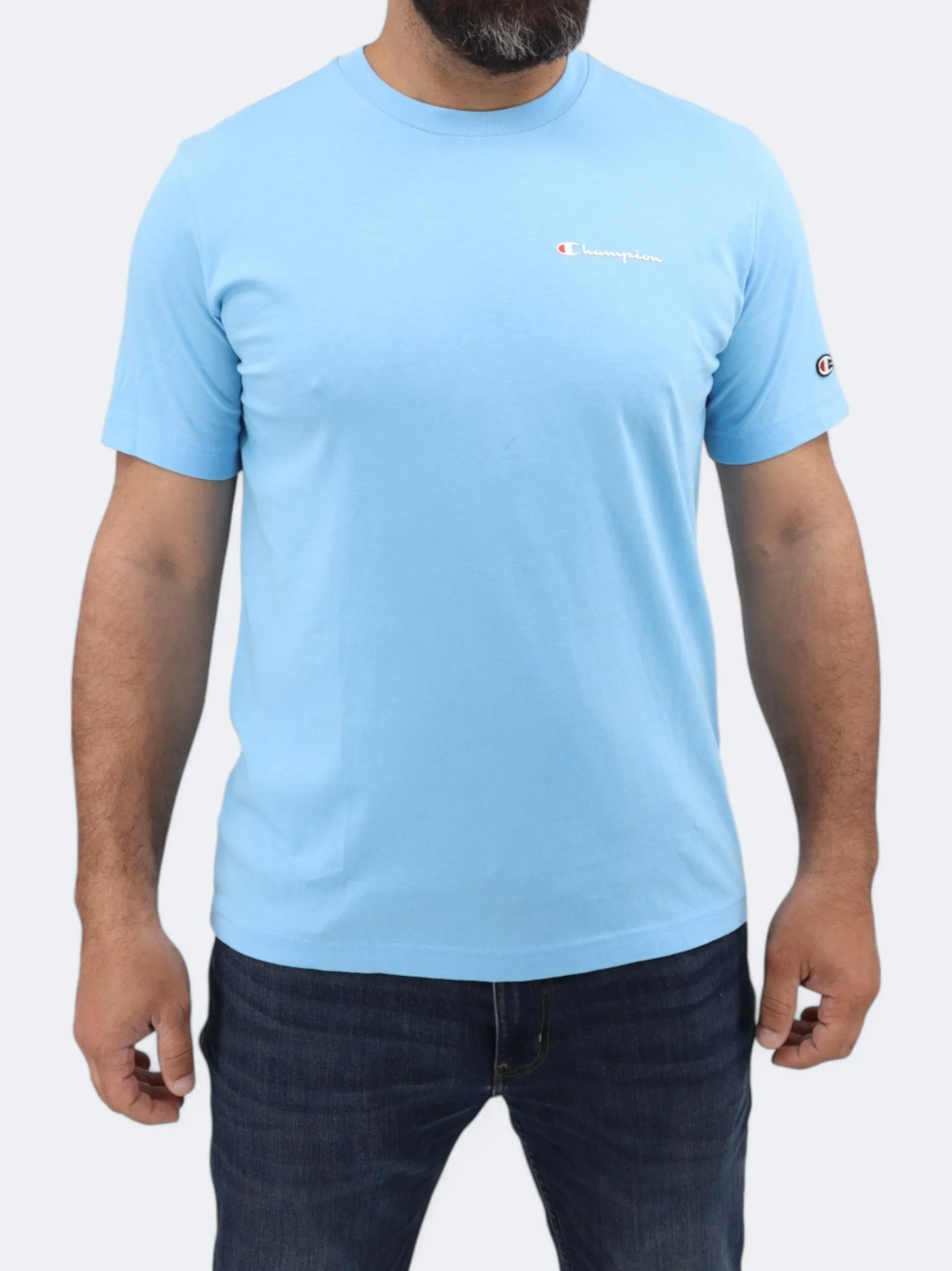 T-shirt imprimé pour homme, Bleu