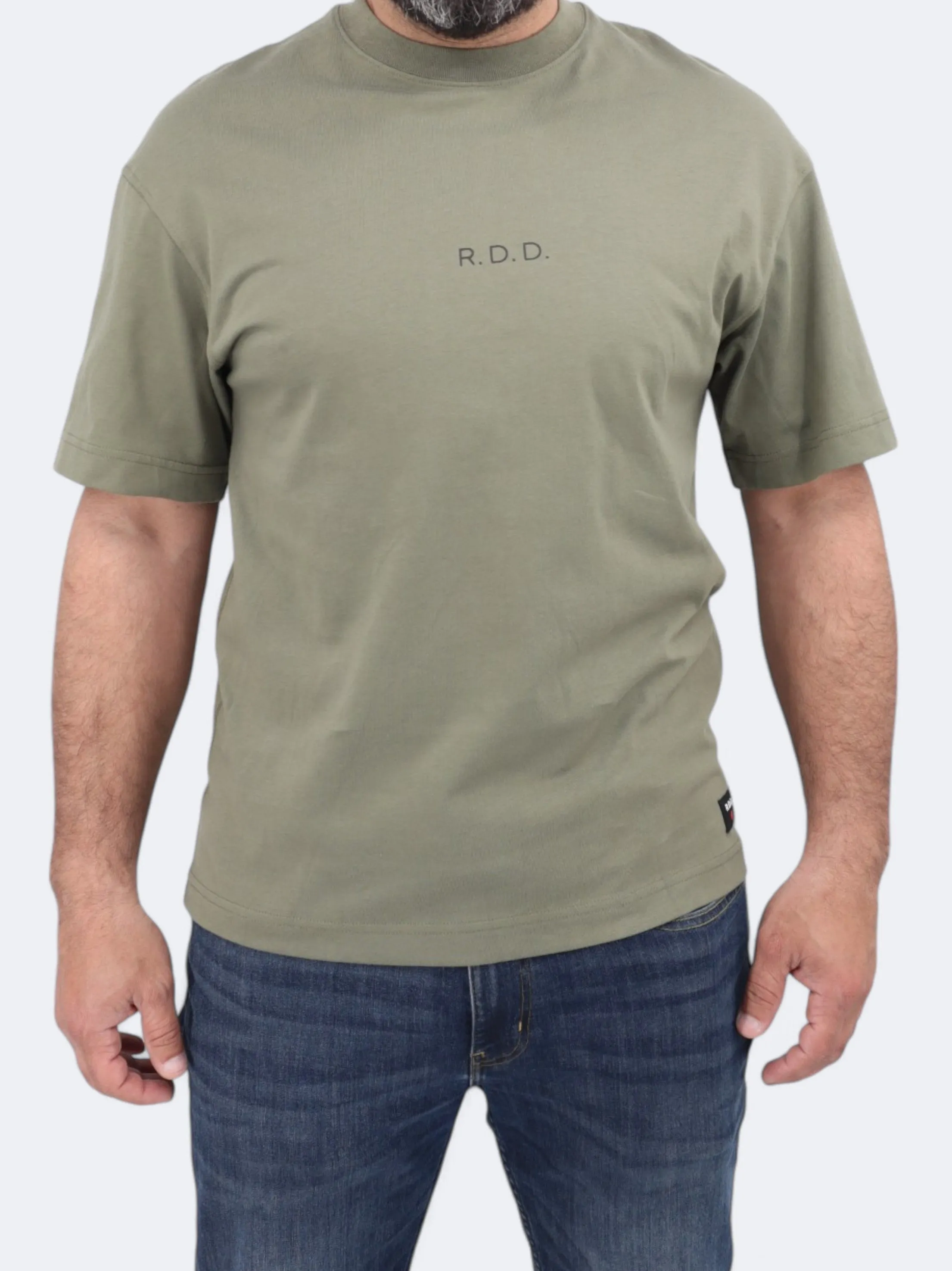 T-shirt imprimé pour homme, olive