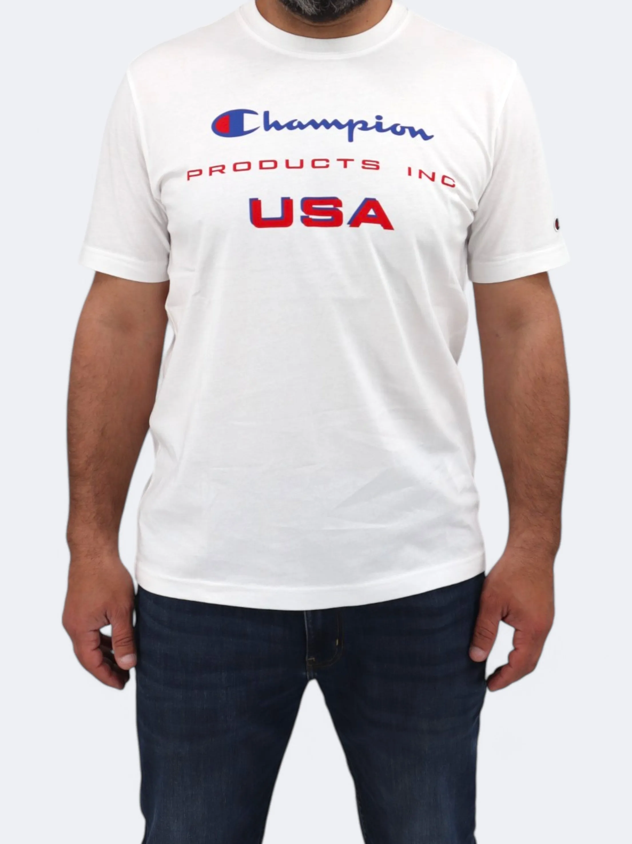 T-shirt imprimé pour homme, Blanc