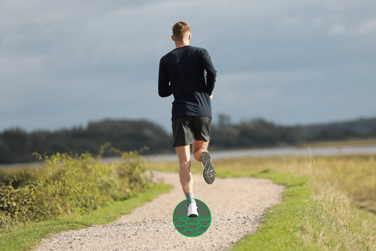 Chaussures de sport véganes pour hommes Recharge Grounding | Forêt