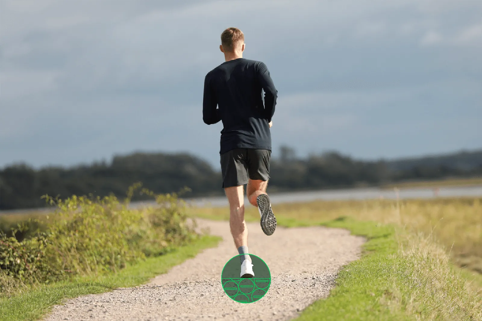 Chaussures de sport véganes pour hommes Recharge Grounding | Océan