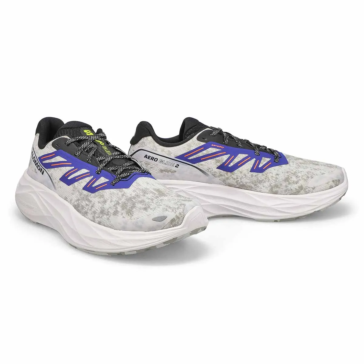 Salomon Aero Glide 2 Homme Blanc / Fantôme / Bleu Spectre
