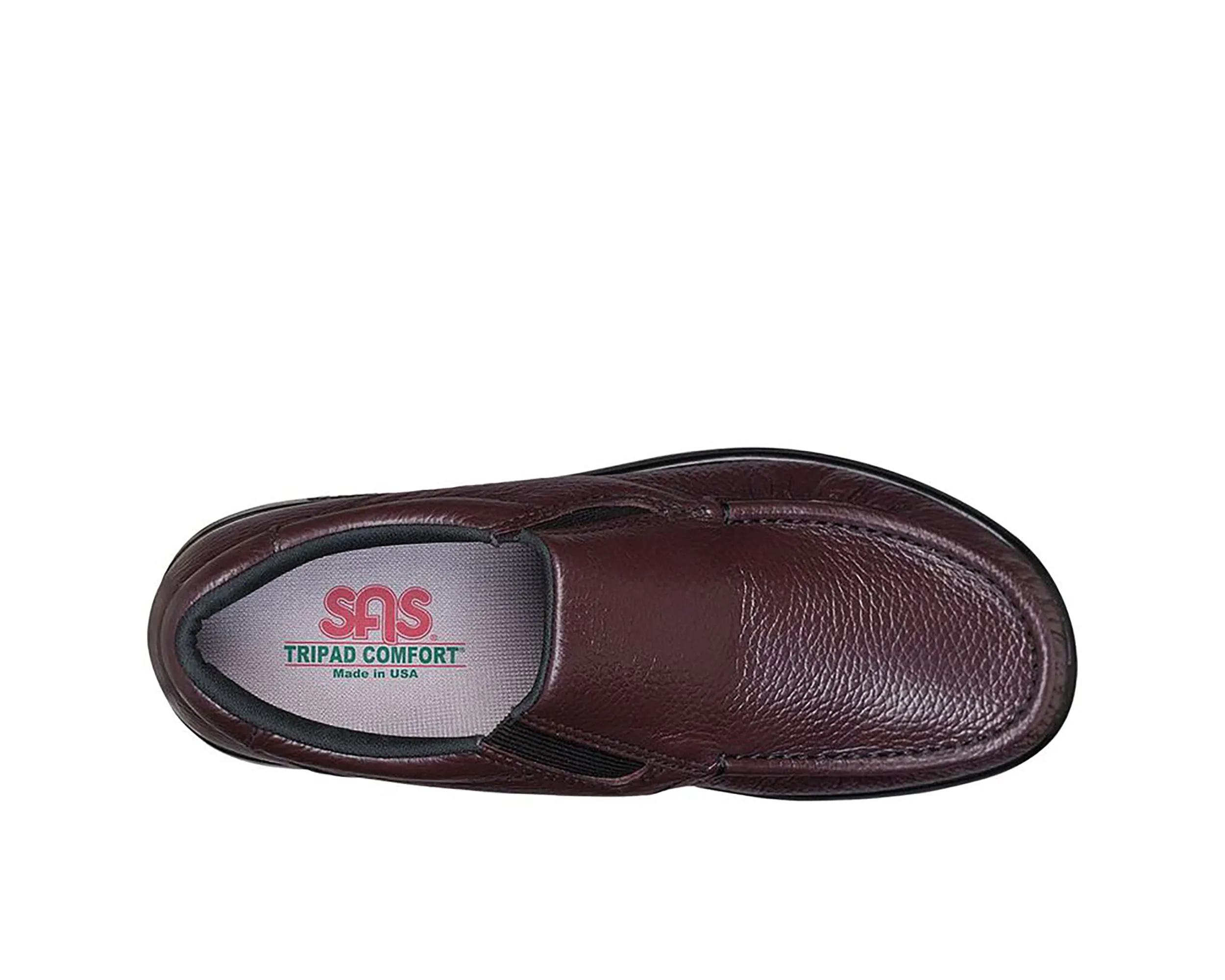 Mocassin à enfiler avec empiècement latéral pour homme