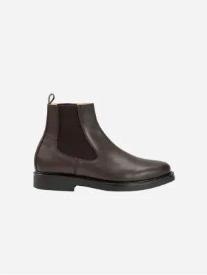Bottes Chelsea en Simili-Cuir Vegan pour Homme | Marron