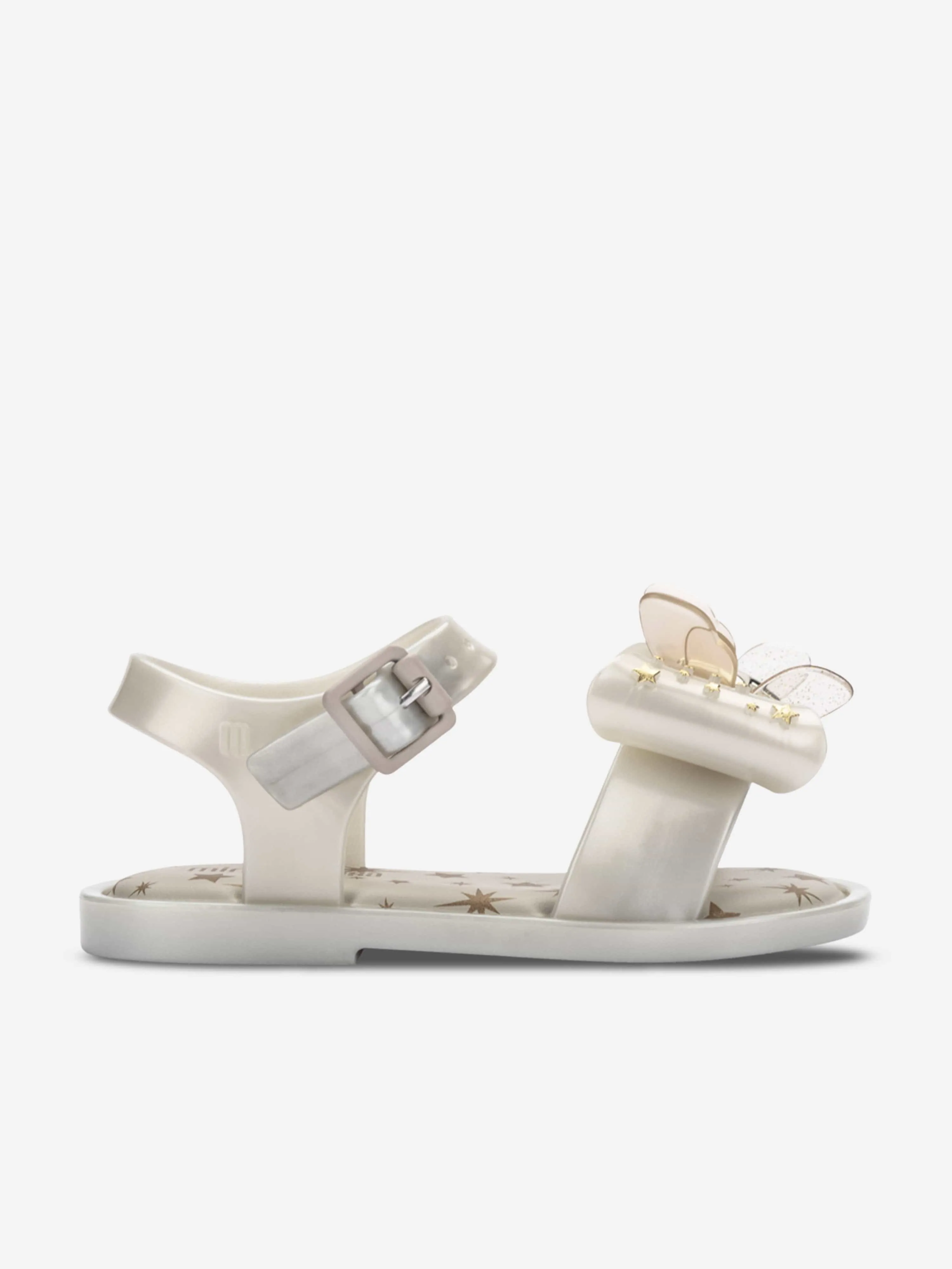 Sandales Mar Star Mini Melissa pour Filles en Blanc