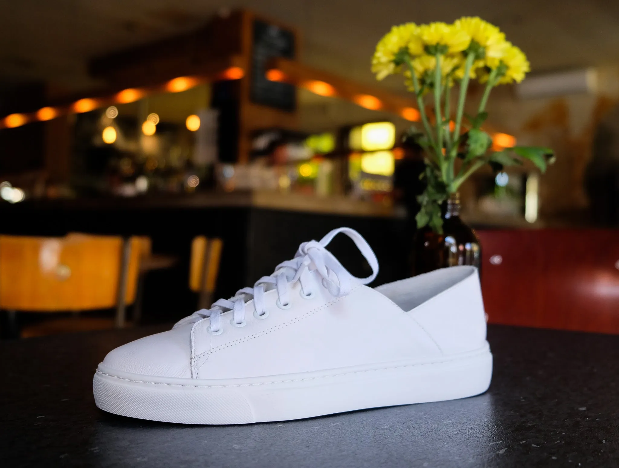 Mollini Oskher Chaussures en Cuir Blanc_Mollini