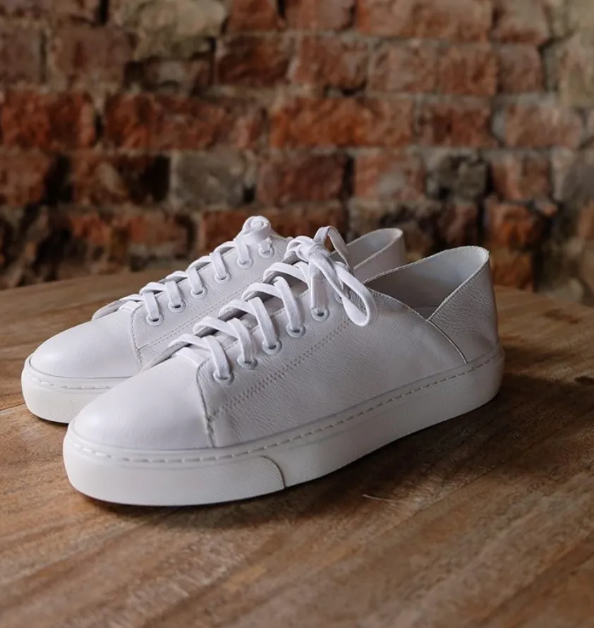 Mollini Oskher Chaussures en Cuir Blanc_Mollini