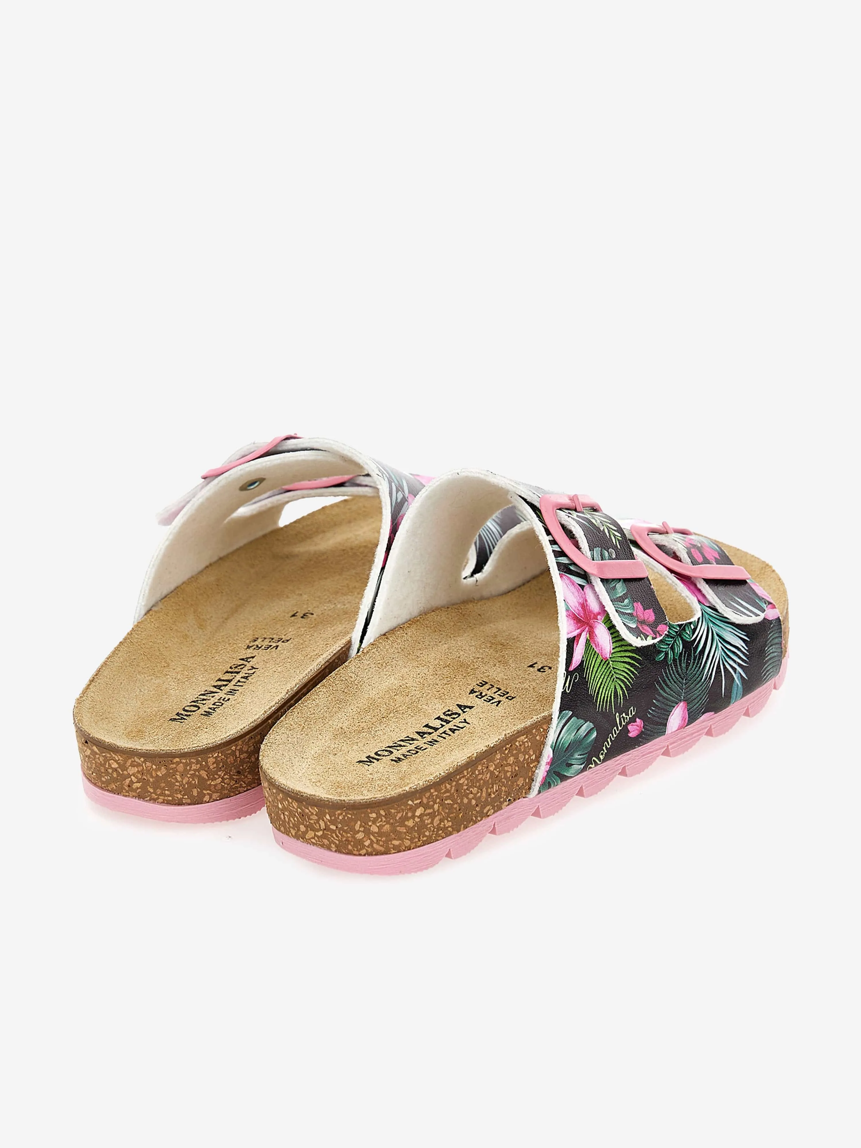 Sandales Jungle pour Filles Monnalisa en Noir