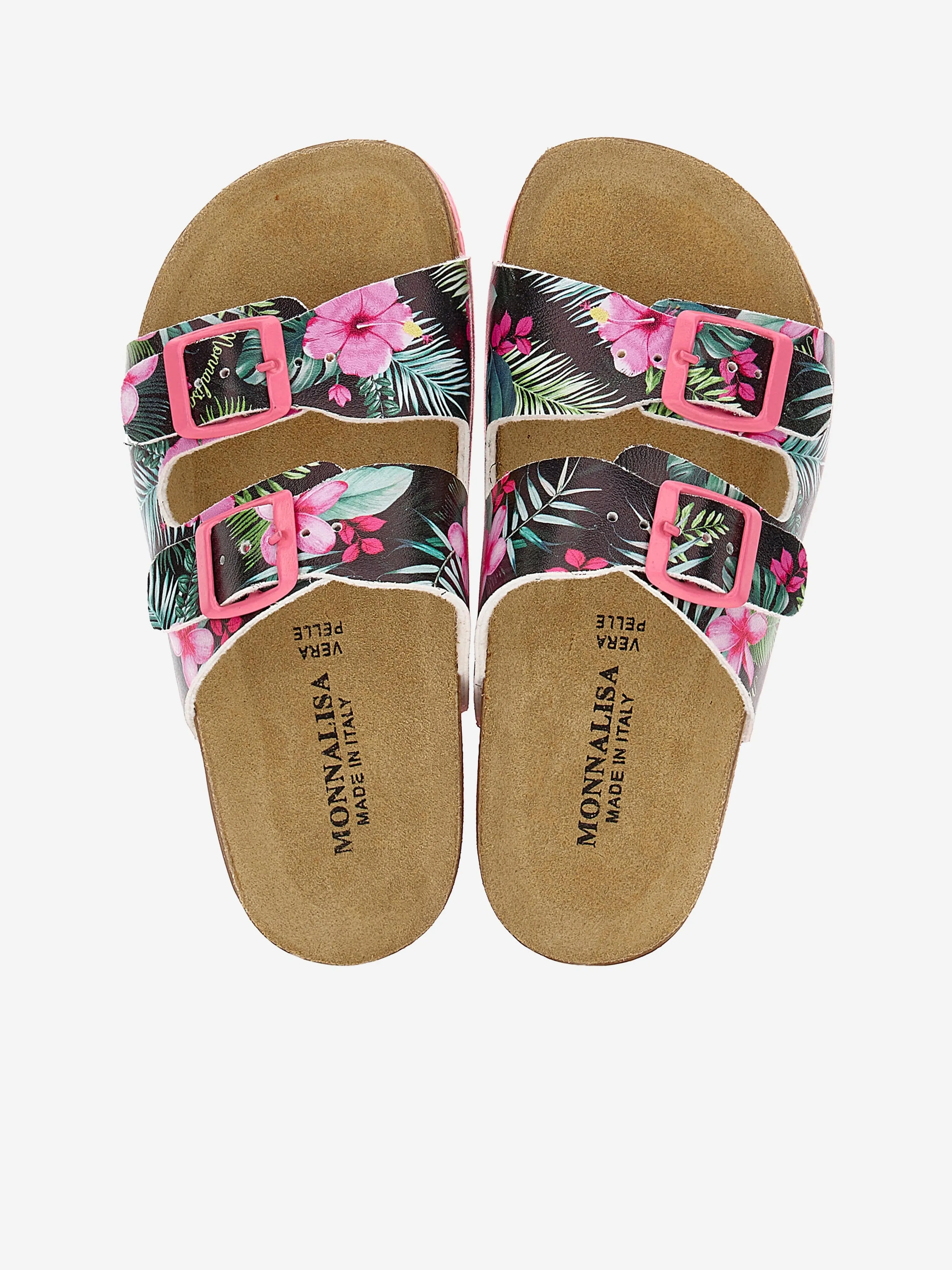 Sandales Jungle pour Filles Monnalisa en Noir