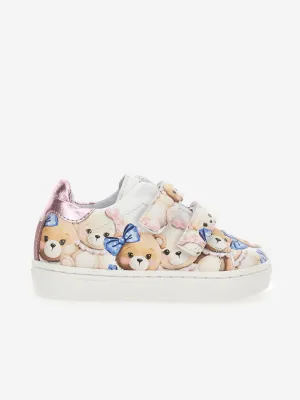 Monnalisa Chaussures de sport Teddy Bear multicolores pour filles