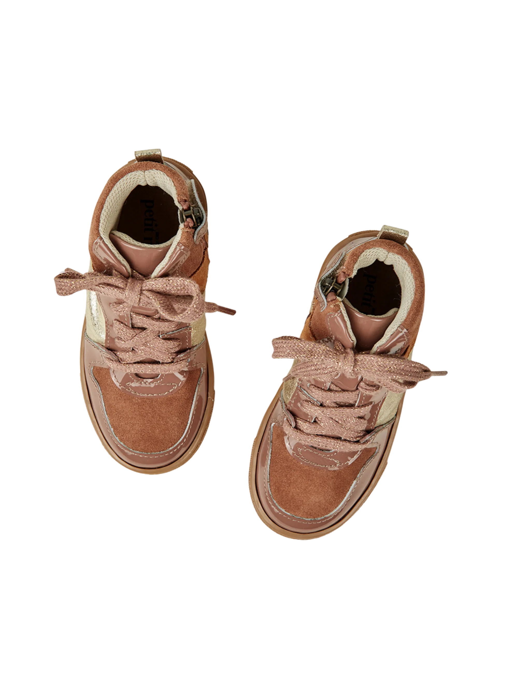 Lacets de Chaussure de Montagne - Rose Argile Breveté