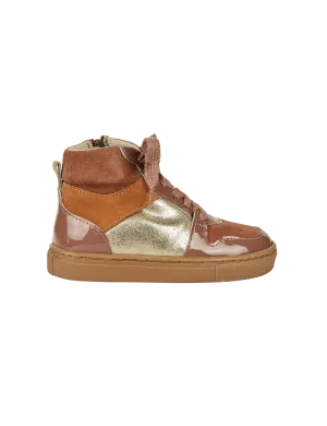 Lacets Mountain Sneaker - Rose Argile Patenté
